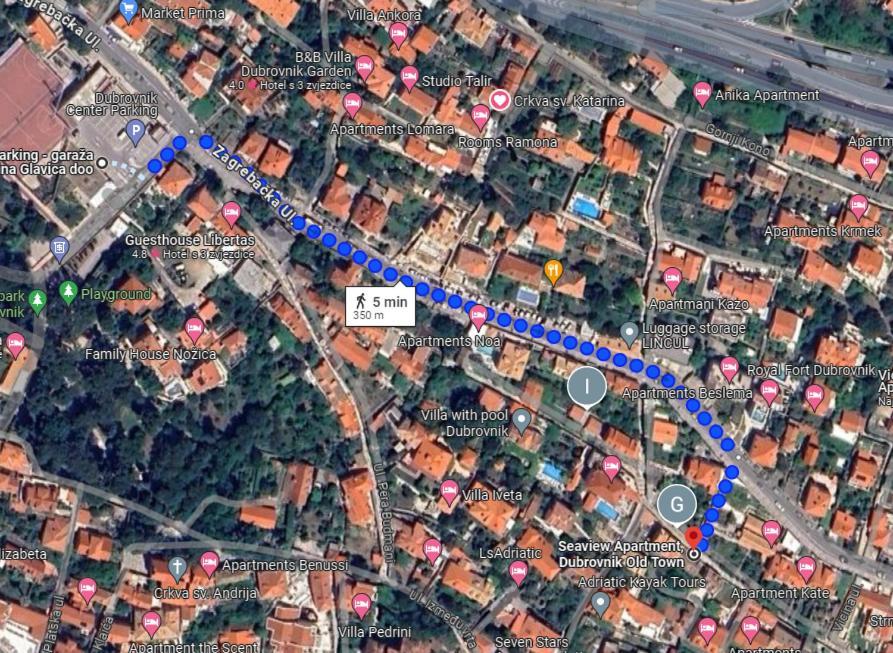 Seaview Dubrovnik Old Town Apartman Kültér fotó